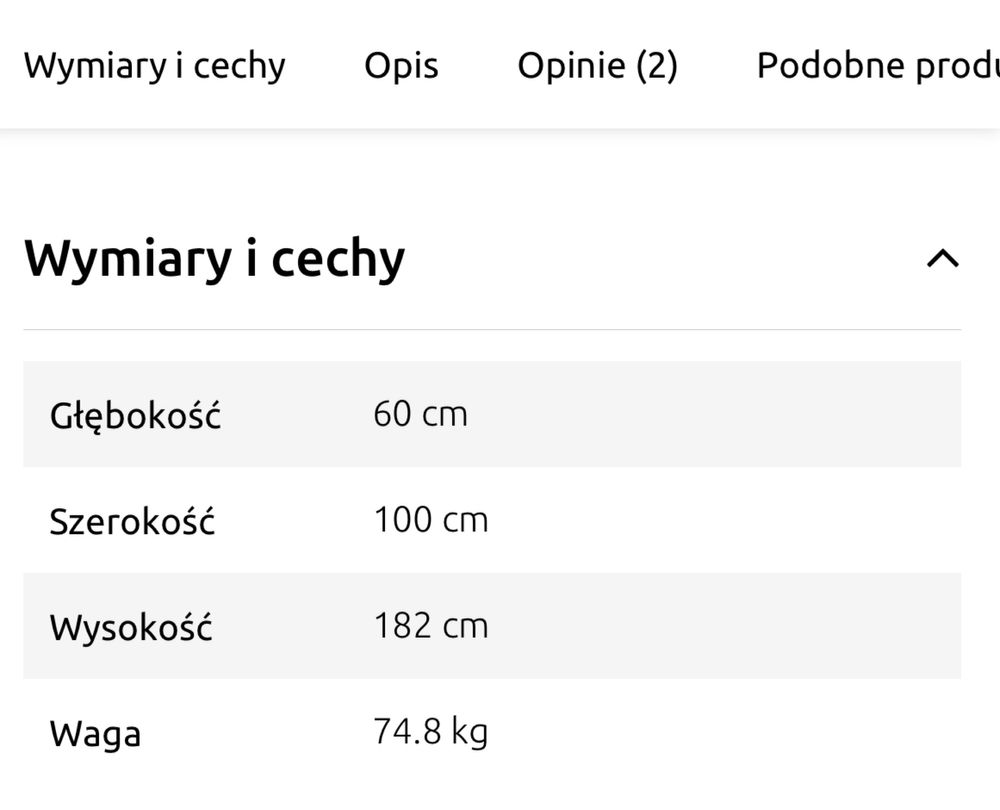 Szafa i komoda Timon BRW