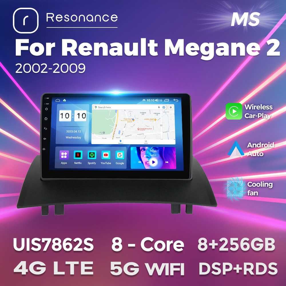 Магнітола Renault Megane 2 андроїд GPS навігація рено меган CarPlay