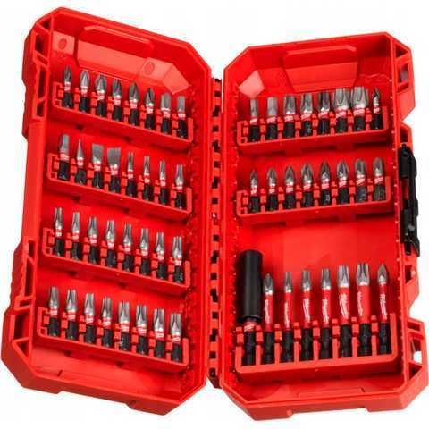 Набір біт SHOCKWAVE PACKOUT MILWAUKEE, (56шт) / 4932492006