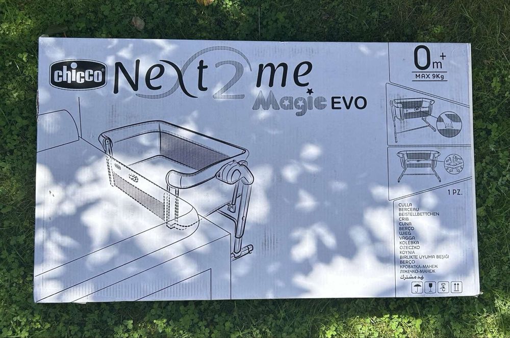 Дитяче ліжко Chicco Next2Me Magic Evo (стан нового)