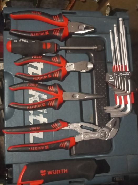 Zestaw narzedzi Wurth cena za komplet
