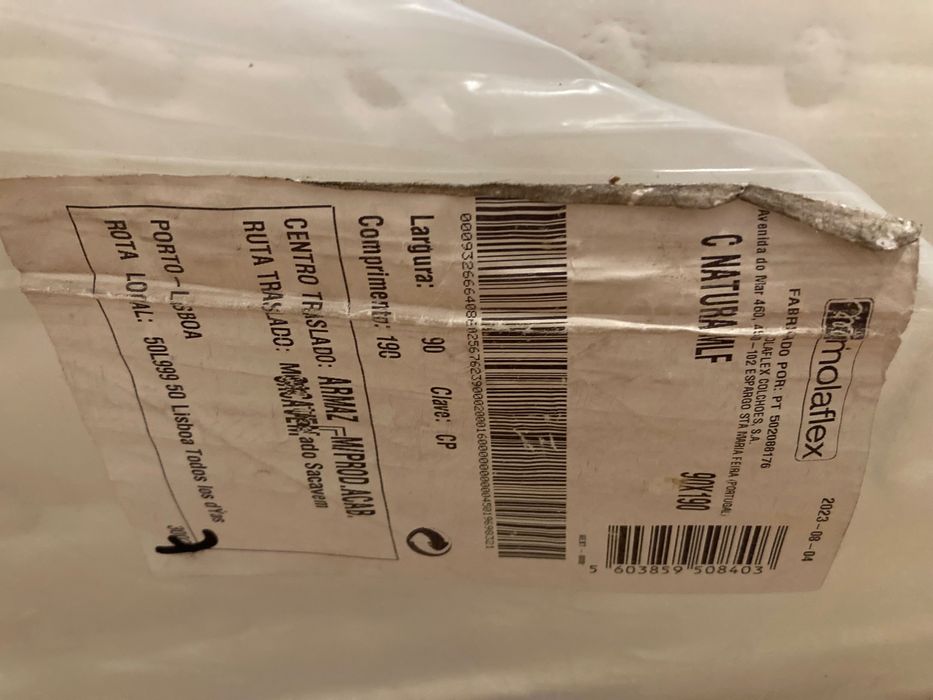 Colchao solteiro saudavel / Single Mattress healthy 90 x 190 Novo/New