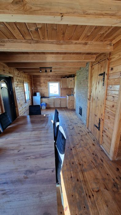 Domek z sauną balią i basenem