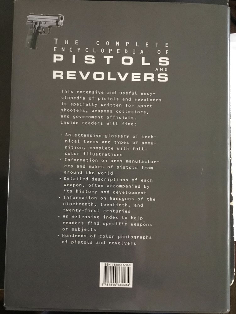 Livro The Complete Encyclopedia of Pistols and Revolvers