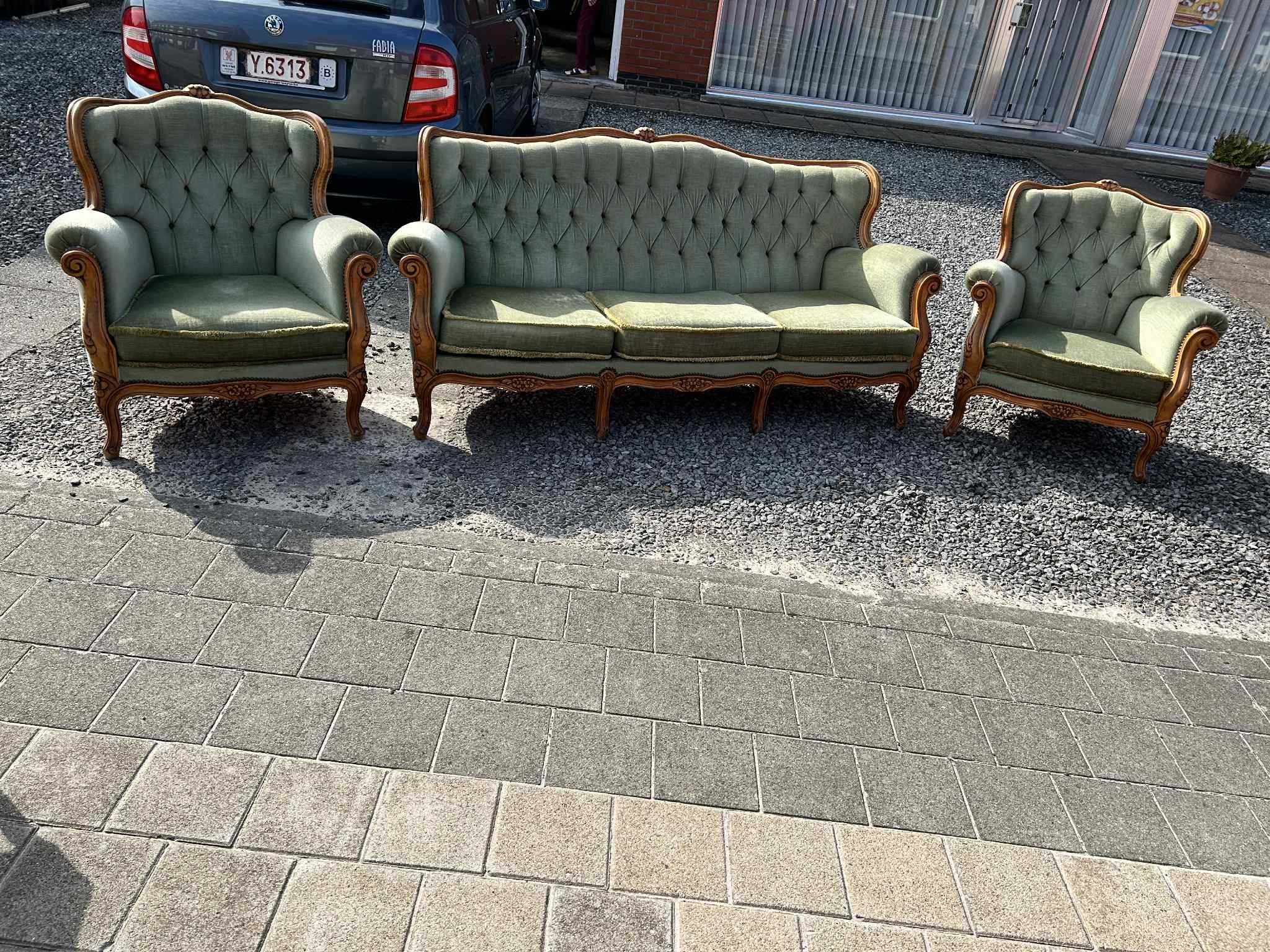 Piękna Sofa i 2 fotele LUDWIK XV!!! TANIO, komplet!!!112