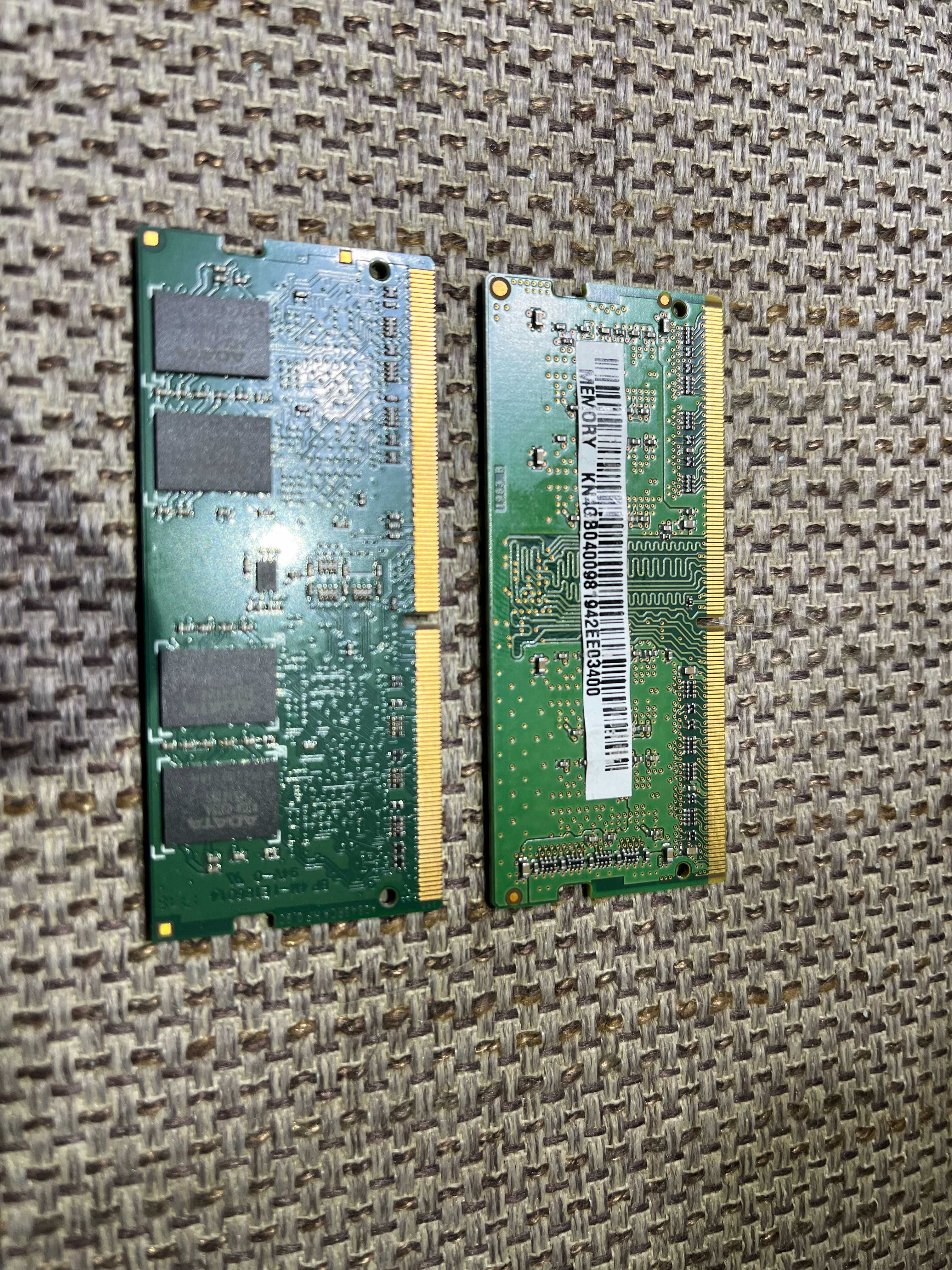 Pamięci 4+8GB ddr 4 laptop