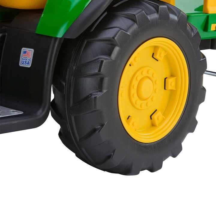 Traktor na akumulator z Przyczepą John Deere 2x165W