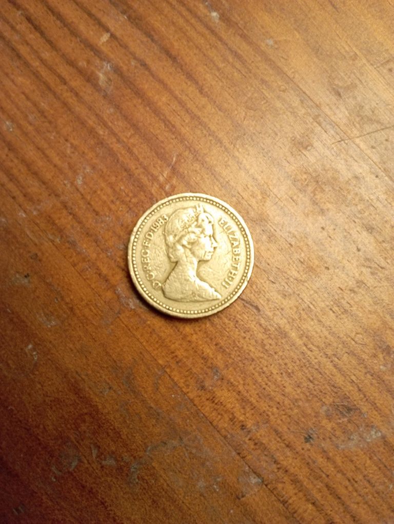 Moedas 1 Libra Reino Unido