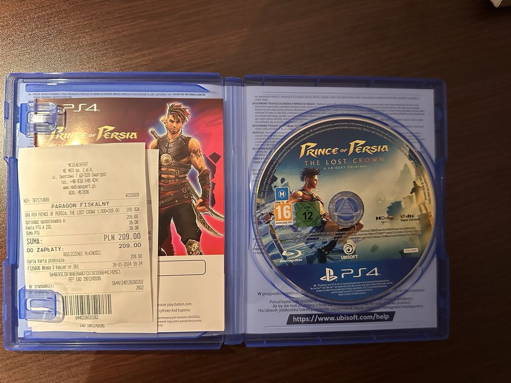 Prince of Persia The Lost Crown PS4/PS5 jak nowa