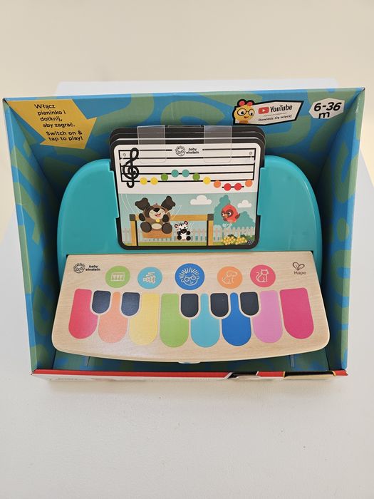 Nowy BabyEinstein hape pianinko