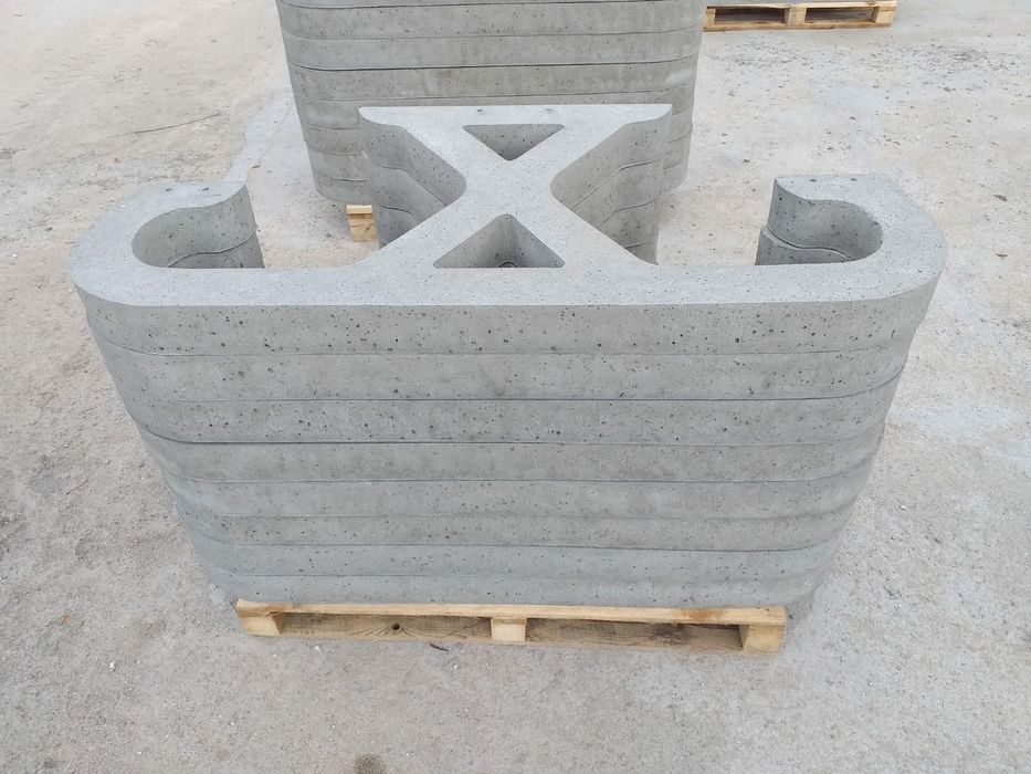 Noga betonowa ławkostół