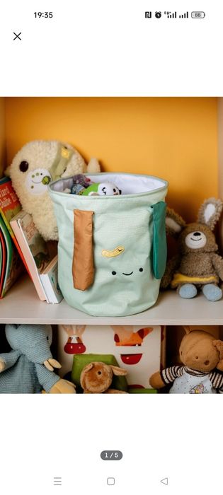 Кошик для іграшок, корзина, органайзер корзина для игрушек