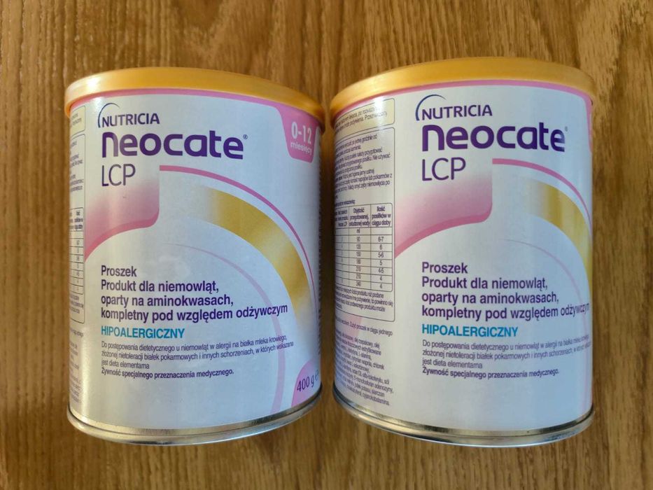 Sprzedam mleko Neocate LCP 2 puszki