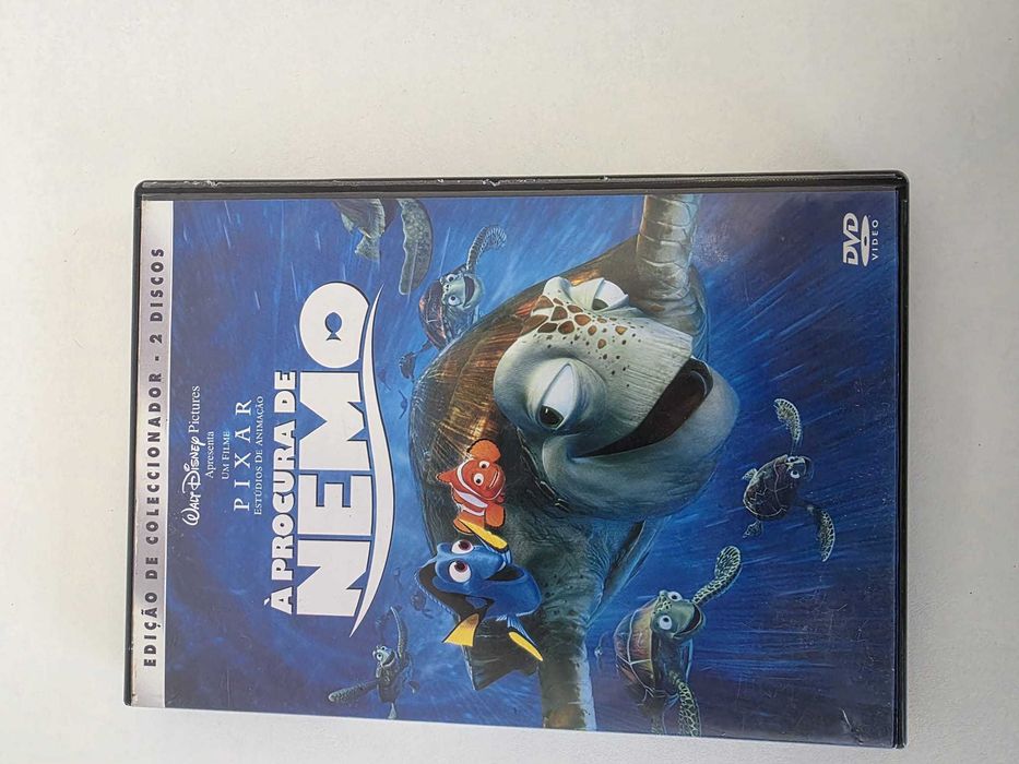 Lote 4 DVDs Disney e DreamWorks – Shrek 2, Nemo, Aviões, Selvagem