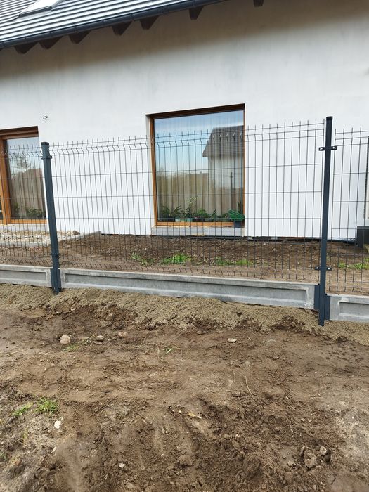 Ogrodzenia panelowe 3 D furtki bramy