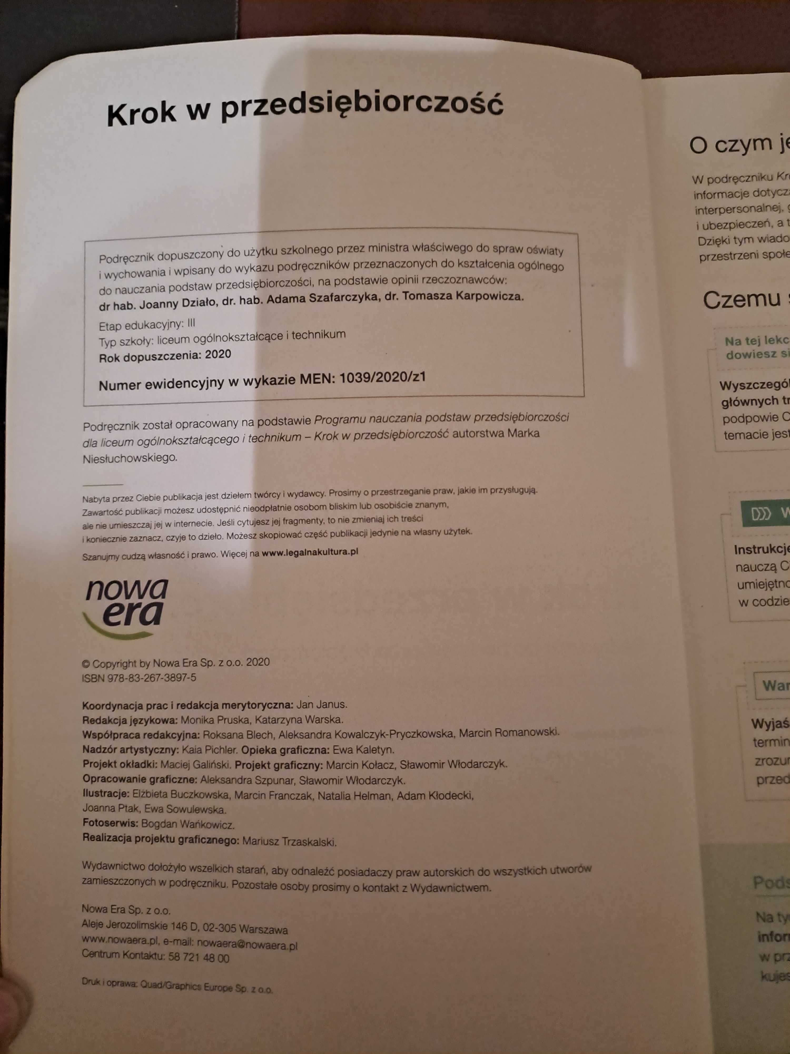 Podrecznik krok w przedsiębiorczość