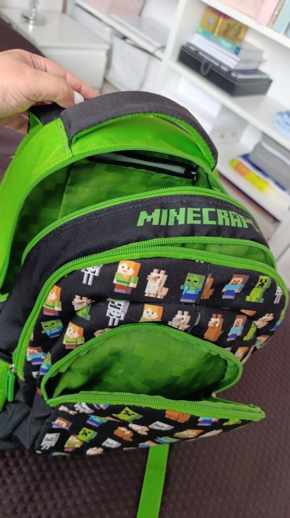 Plecak tornister Minecraft i piórnik gratis