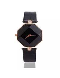 Стильний жіночий наручний годинник «Sota» в чорному корпусі