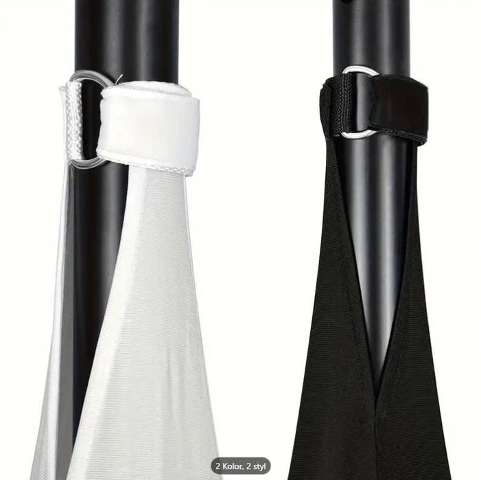 Osłona na statyw głośnikowy kolumnowy biała, wys.140-150cm