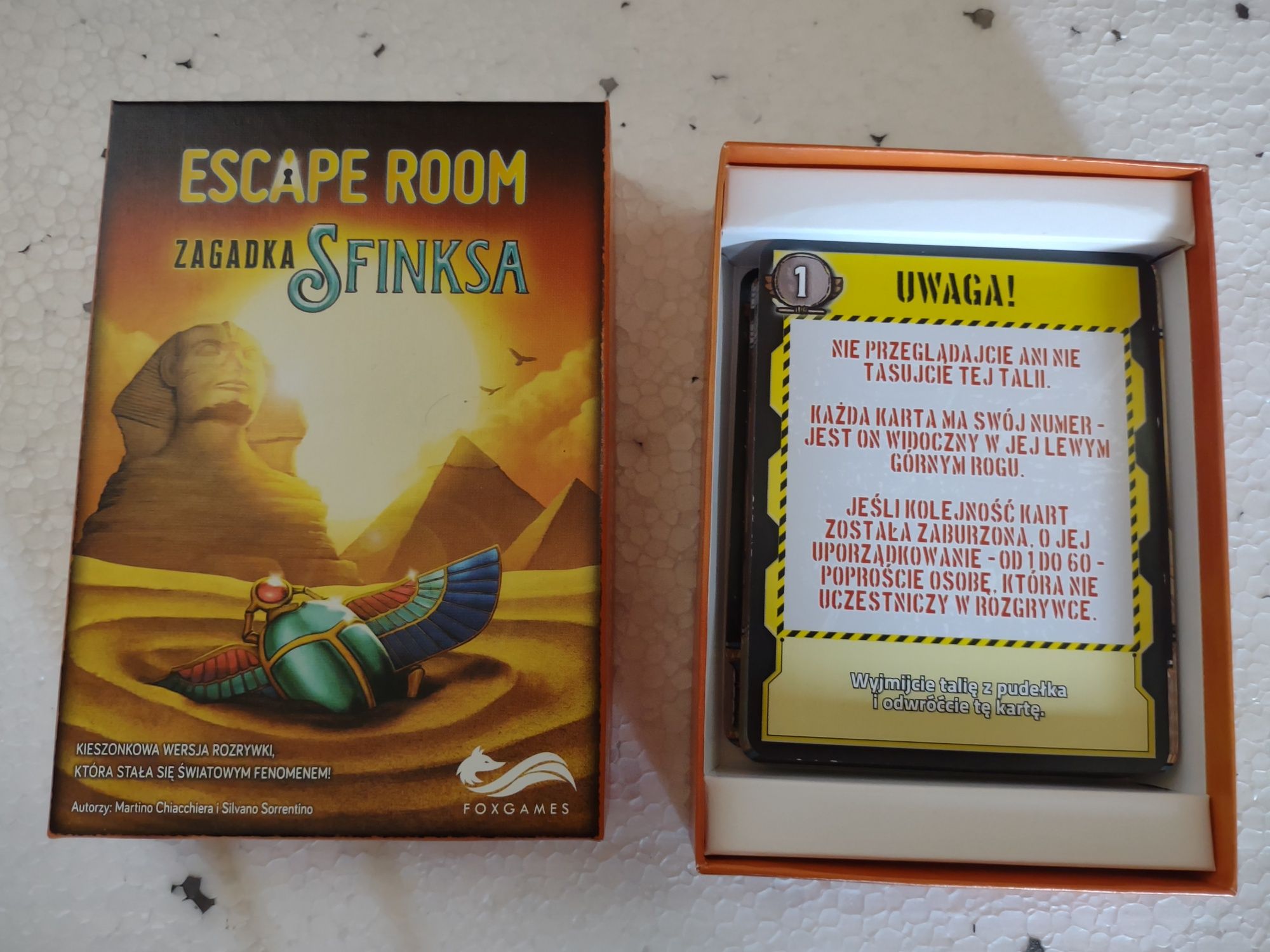Gra karciana Escape Room Zagadka Sfinksa