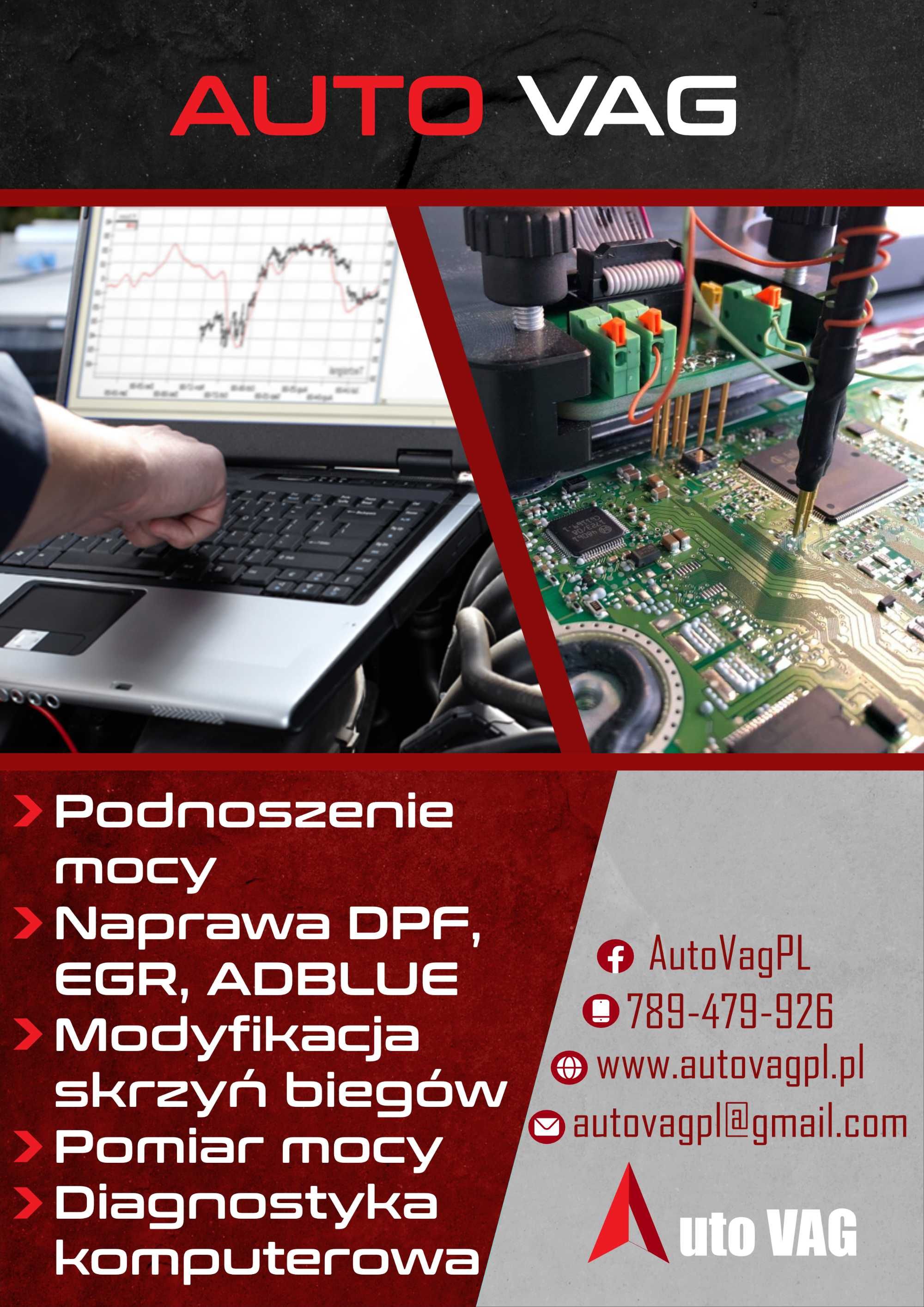 Chiptuning, Naprawa Adblue, NOX EGR, DPF