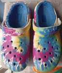 Klapki Crocs ocieplane unisex 41-42 25,5 cm