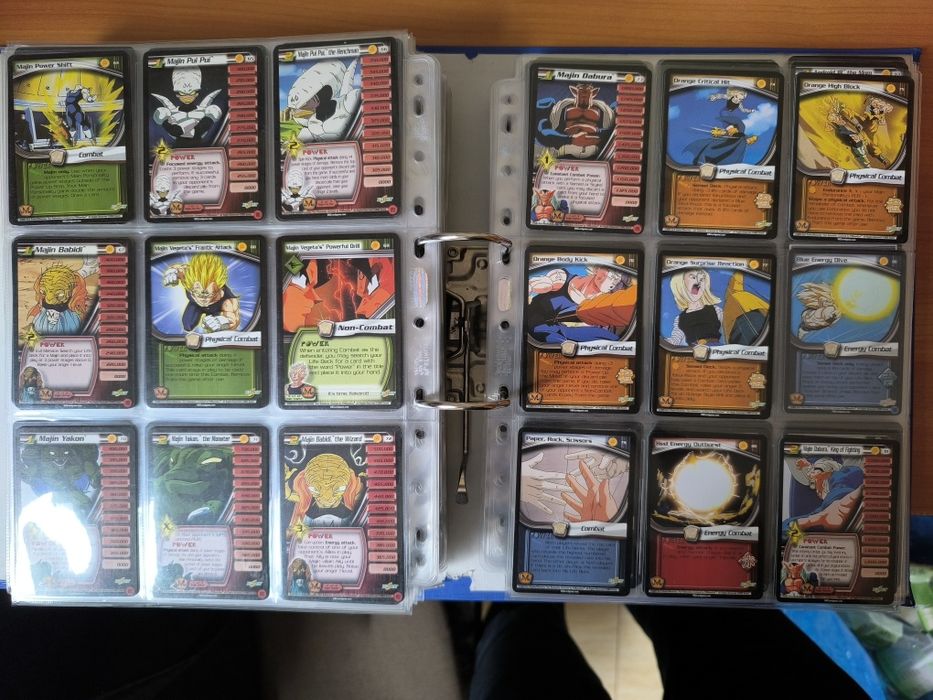 Karty Dragon Ball Z CCG SCORE niemal kompletna Babidi saga 1-121