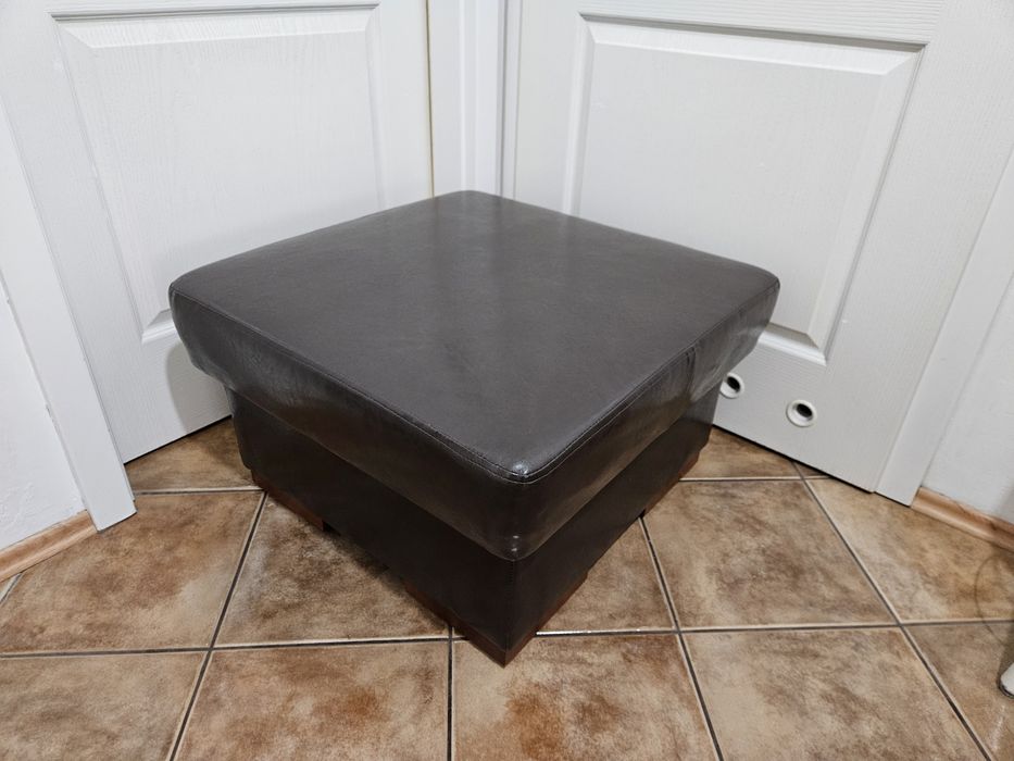 Pufa ekoskóra brazowa