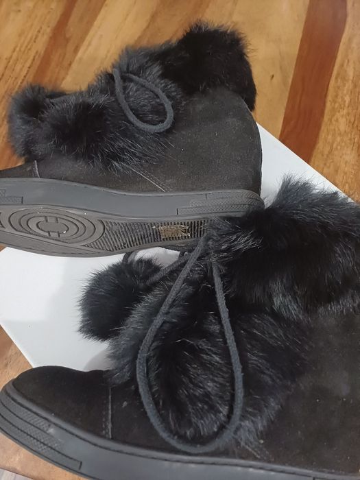 Botki z naturalnym futerkiem R.Polański