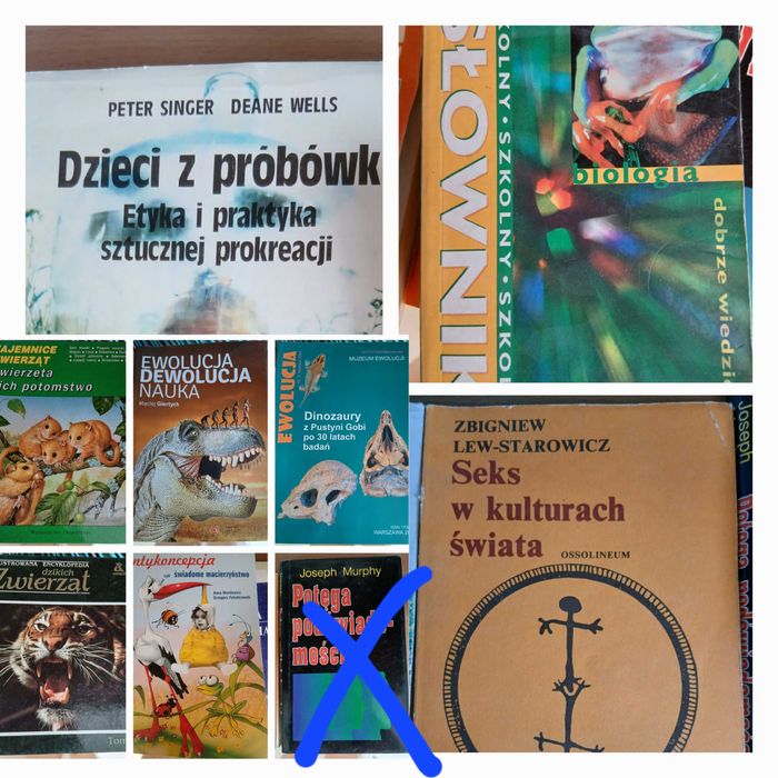 Różnorodne książki.
