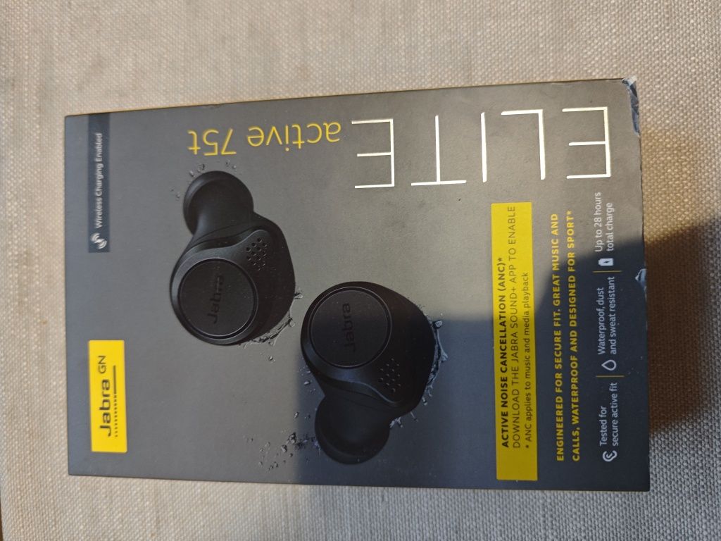Навушники TWS JABRA Elite Active 75t Grey (99093004-60)