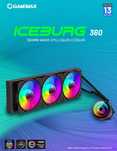 Chłodzenie wodne GameMax ICEBURG 360 Infinity, 360mm ARGB, czarny
