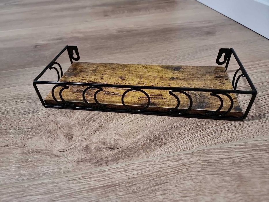 Dekoracja ścienna kwietnik wzór loftowy ażurowy 4 sztuki