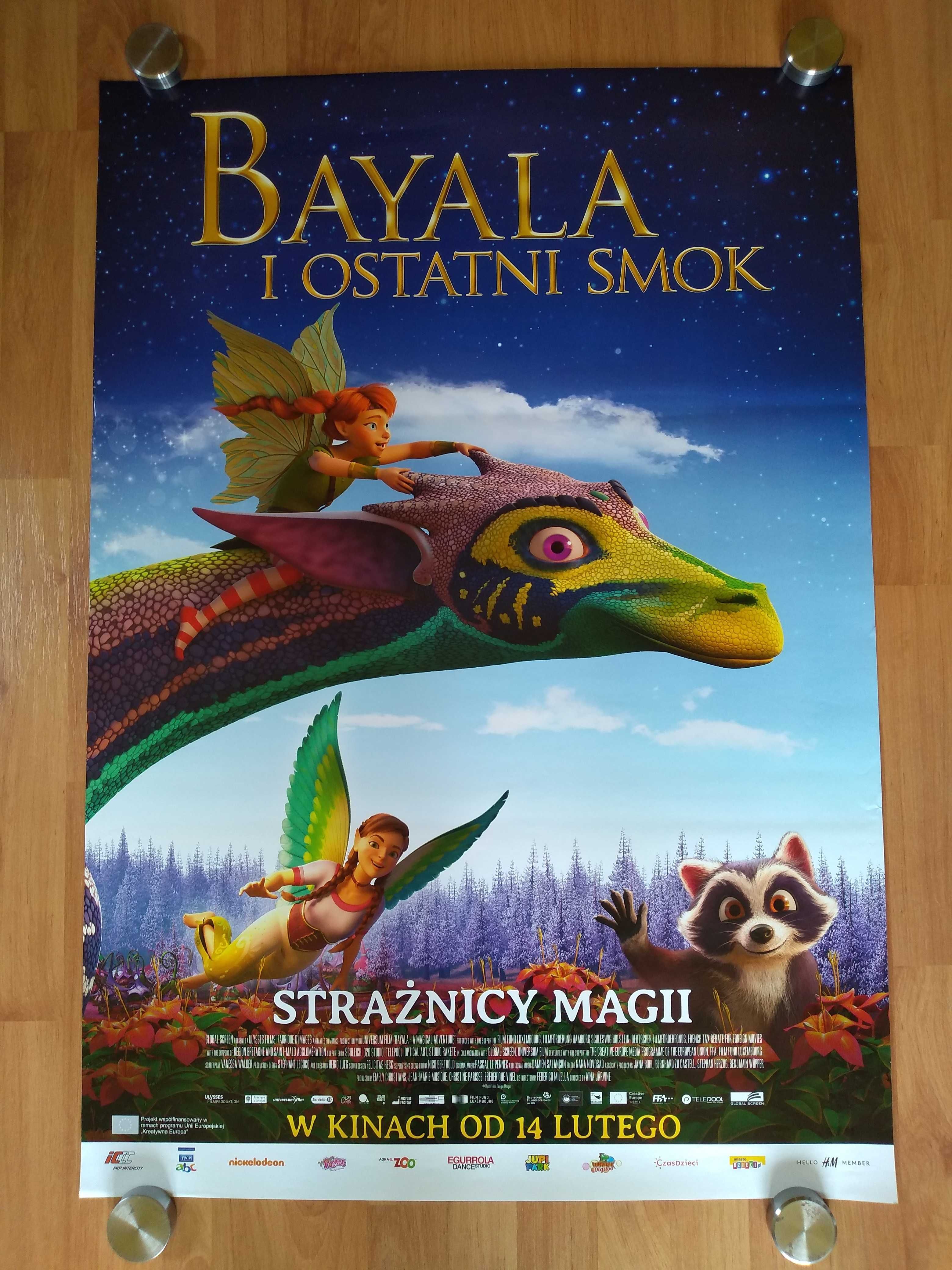 Plakat filmowy BAYALA I OSTATNI SMOK/Oryginał z 2020 roku.