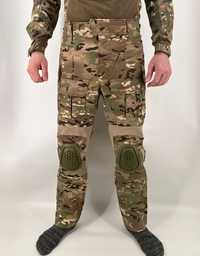 Штани з наколінниками військові тактичні камуфляжні мультикам штаны G4