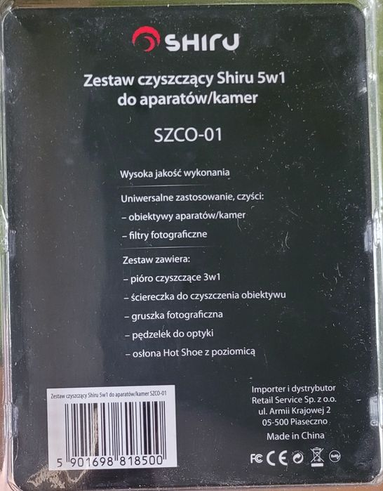 Zestaw czyszczący do aparatów i kamer