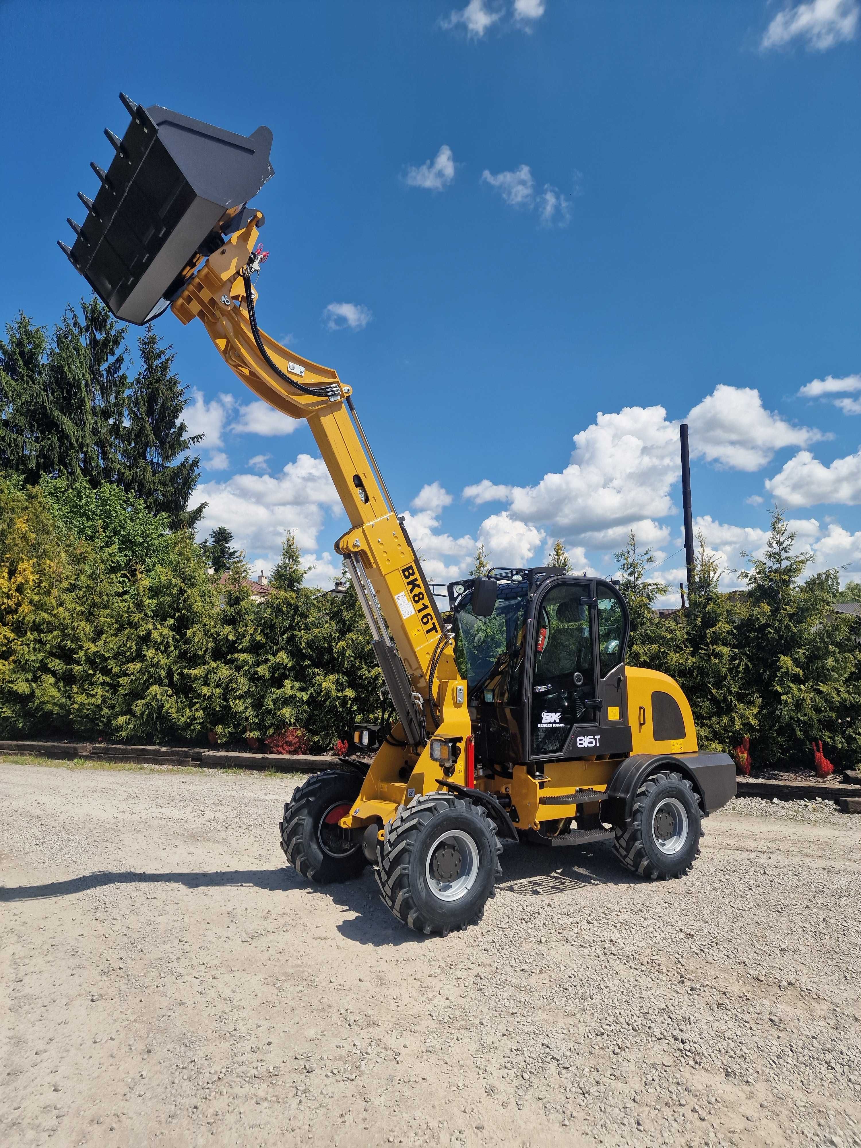 Ładowarka kołowa z kabina Berger Kraus BK816T do 1600kg Teleskopowa