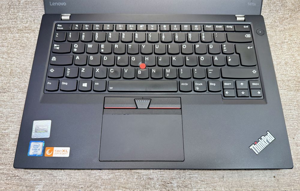 Ноутбук Lenovo thinkpad t470s-intel core i5-7gen8gb ram ddr4-ssd 120gb