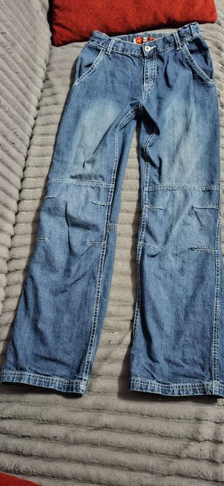 Spodnie jeans 164