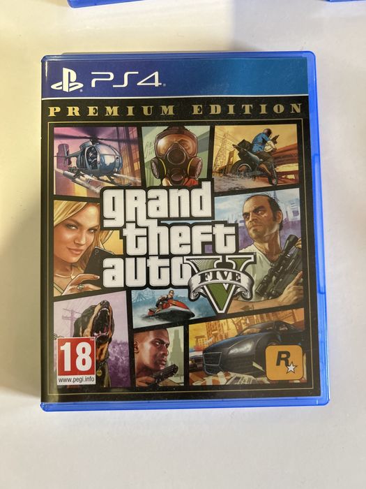 GTA V премиум для PlayStation 4 новые диск