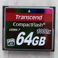 Карта памяти Transcend 64Gb Compact Flash 1000x