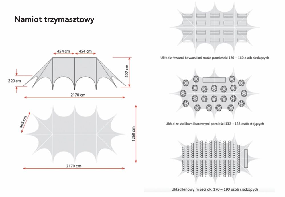 Namioty STAR * GWIAZDA - wynajem namiotów eventowych