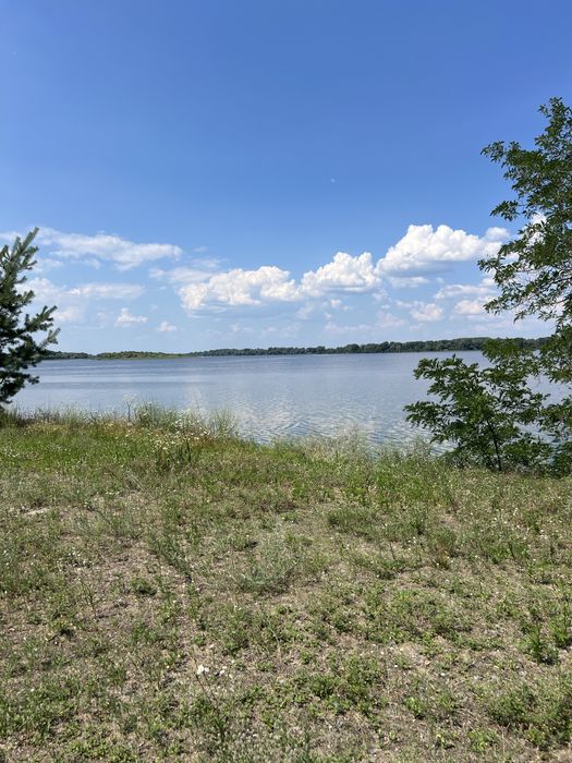 Строения на берегу Днепра