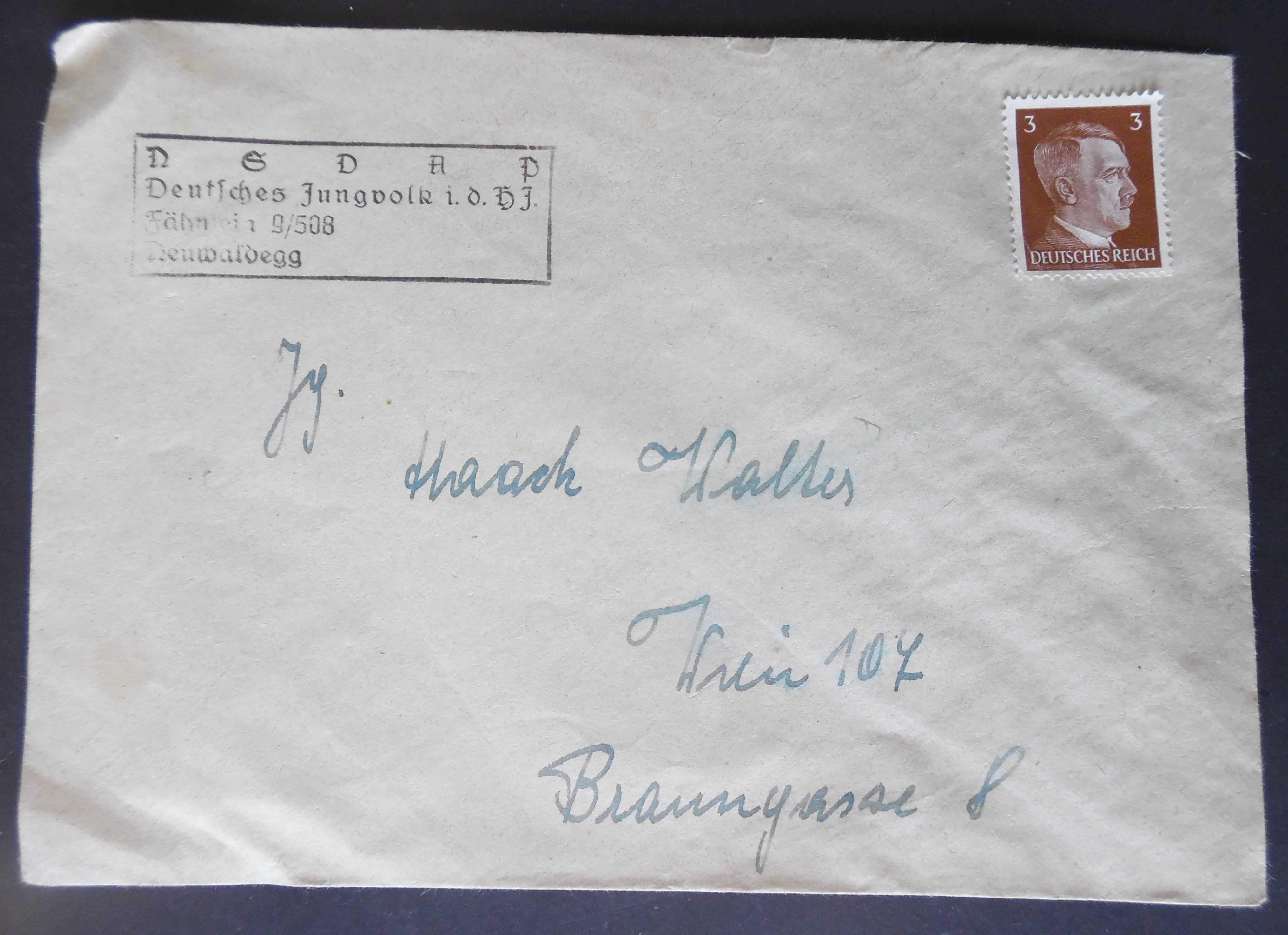 Selos Alemanha Nazi 1933/1945-Inteiro postal c/ Hitler (selo novo)