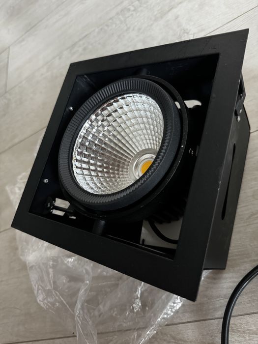Світильник точковий врізний Cygnus LED Z1 39W чорний
