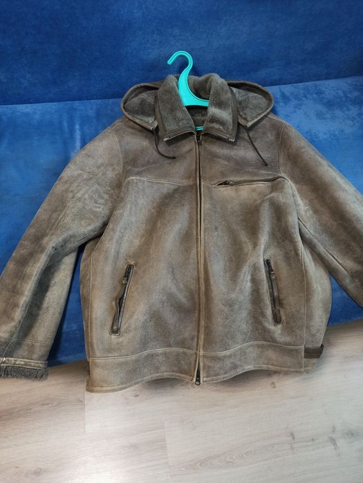 Продам натуральную мужскую дублёнку размер 52-54