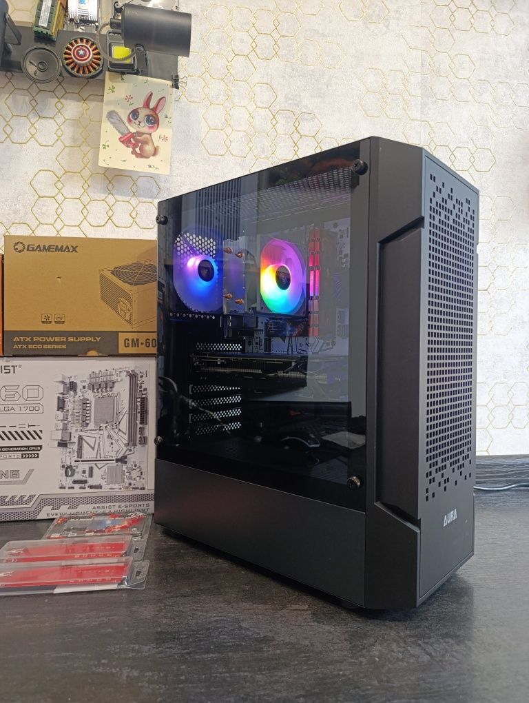 Ігровий ПК i3 12100F RTX 2060 Super 8GB 16 DDR4 M.2 512 4/8 ядер B760
