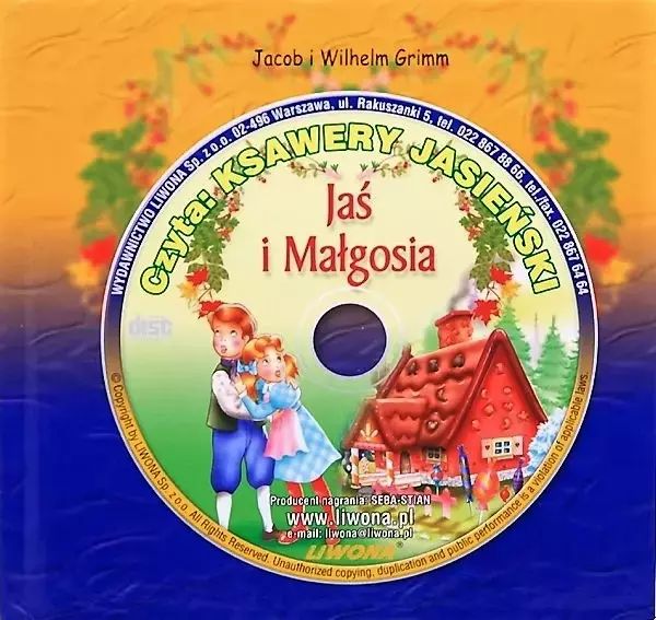 Jaś i Małgosia. Audiobook i książeczka. Liwona