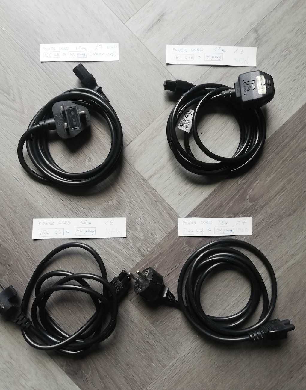 2 kable zasilające Power cord iecc5