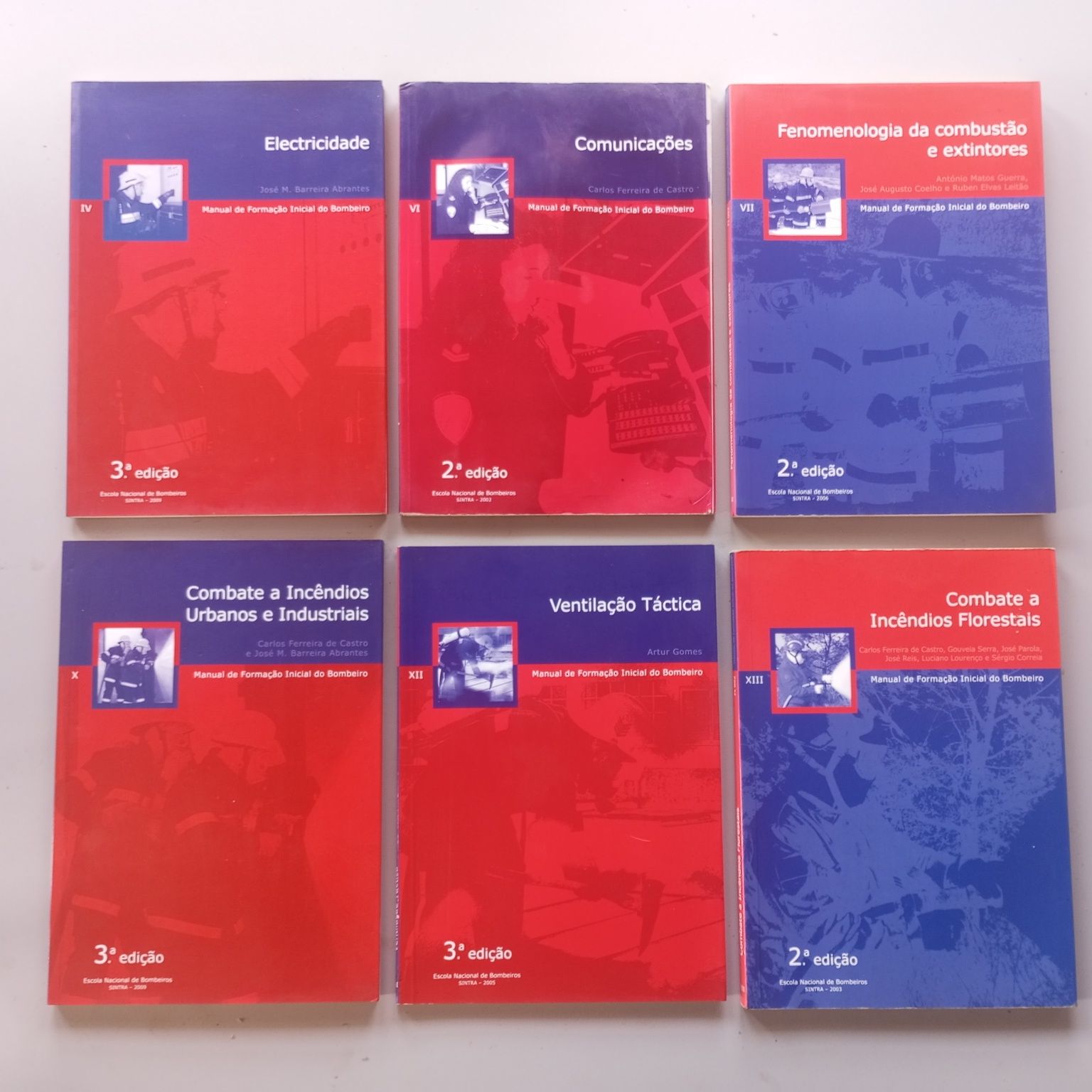 Vendo livros da escola nacional de bombeiros